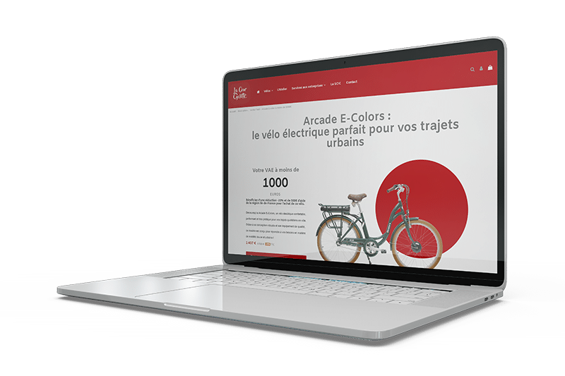 campagne ads La Cour Cyclette