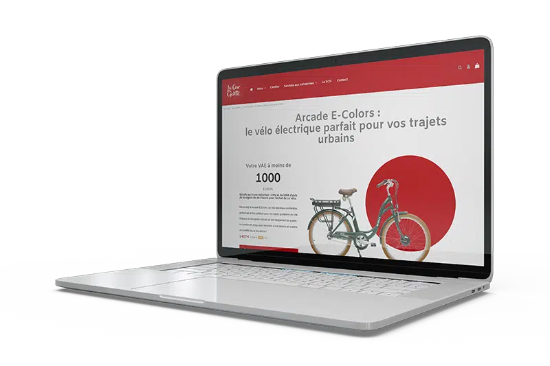 campagne ads La Cour Cyclette