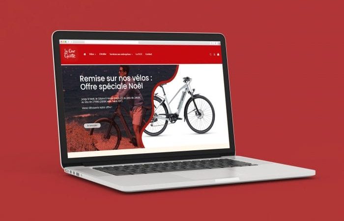 Mockup laptop La Courcyclette