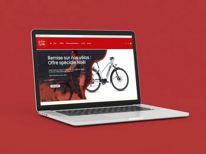 Mockup laptop La Courcyclette