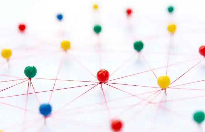 chiffres d'internet en 2024 - représentation des liens sur internet