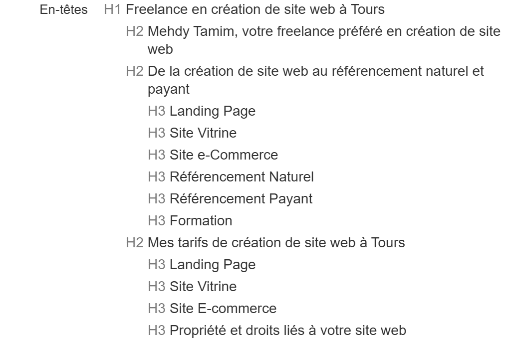 Architecture page Le Réveil Digital