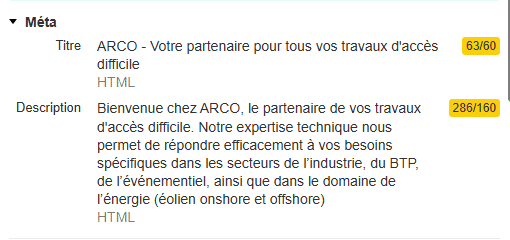 Avant méta Arco Avant méta Arco