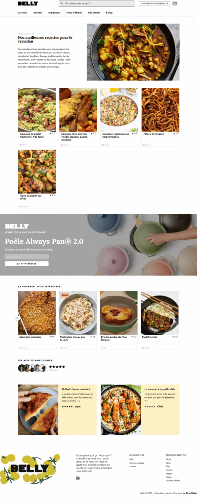 Exemple page n-1 belly - Ramadan